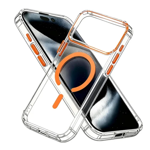 Ultra Slim Luxury Magnetic Shockproof Phone Case for iPhone 17 Air 16e 15 14 13 Pro Max for Magsafe Wireless Charge Cases Cover