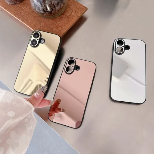 Mirror Phone Cases For IPhone 17 Pro Max 16 15 14 13 12 Protect Back Cover