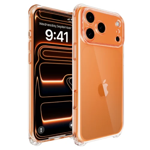 Clear Case for iPhone 17 Pro Max 6.9 inch,Anti-Scratch Shockproof Protective Bumper Cover for iPhone 17 Air Crystal-Clear TPU