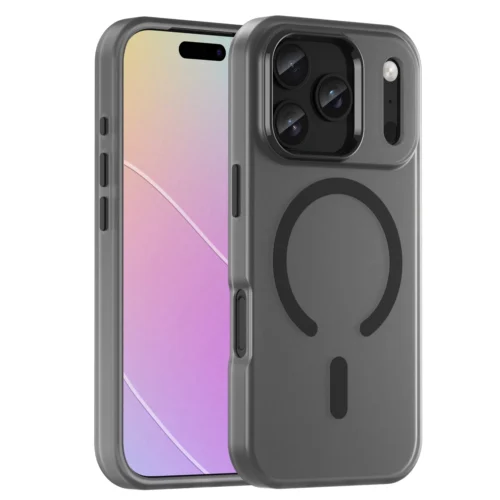 Fit iPhone 17 Pro Matte Magnetic Phone Case,Compatible with MagSafe Drop Protection Translucent Cover For iPhone 17 Pro Max