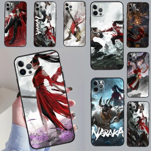 Game Naraka Bladepoint Case For iPhone 15 Pro Max 14 13 12 11 16 17 Pro Max mini 15 16 Plus 16e 17 Air Phone Cover