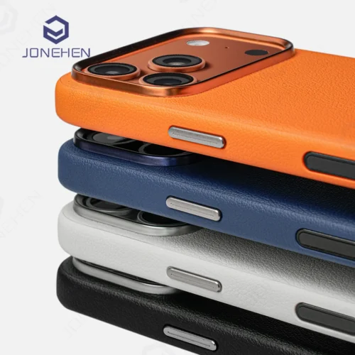 Luxury Business Camera Control Button PU Leather Magnetic Case For iPhone 17 Pro Max Air Shockproof Cover For Magsafe Wireless