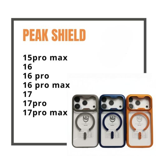 For Magsafe Transparent Camera Control Button Case For iPhone Air 16 17 Pro Max 17pro Orange Magnetic Armor Shockproof Cover