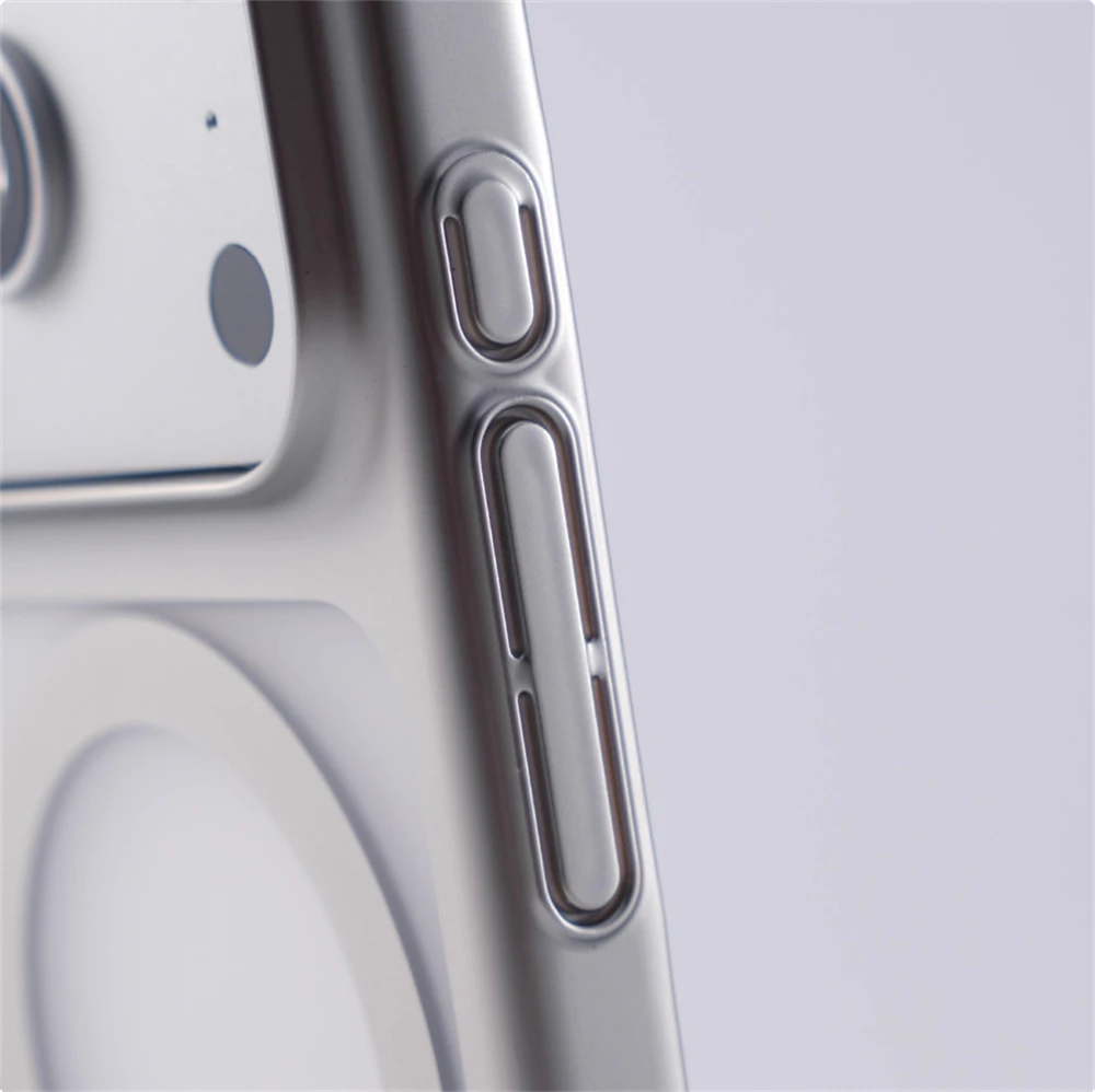Ultra Thin Electroplating Matte Magnetic Hard PC Case For iPhone Air 17 Pro Max 16 15 14 13 For Magsafe Wireless Charging Cover - Image 6