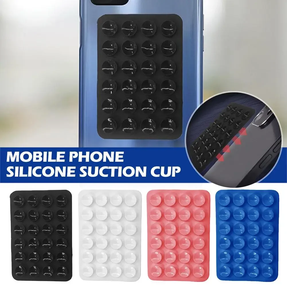 Sticky Grippy Suction Phone Case Mount Sillicon Adhesive Phone Accessory For IPhone And Android Hands-Free Fidget Toy - Image 2