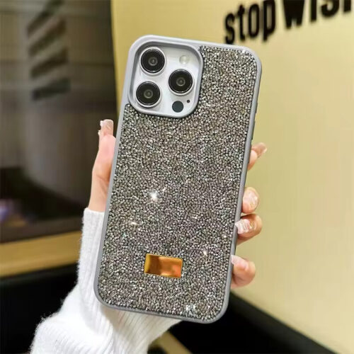 Luxury Rhinestone Diamond Phone Case For iPhone 17 16 15 14 13 12 11 Pro Max 16 Plus The Shiny Diamond Shockproof Protecti Cover