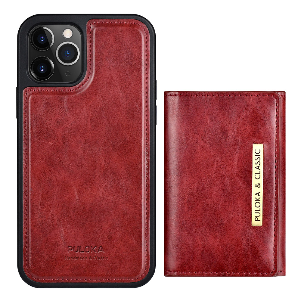 for Magsafe Flip Leather Cover for iPhone 16 Pro Max 15 Plus 14 13Pro 2 in 1 Detachable Magnetic Wallet Card Holder Phone Case - Image 5