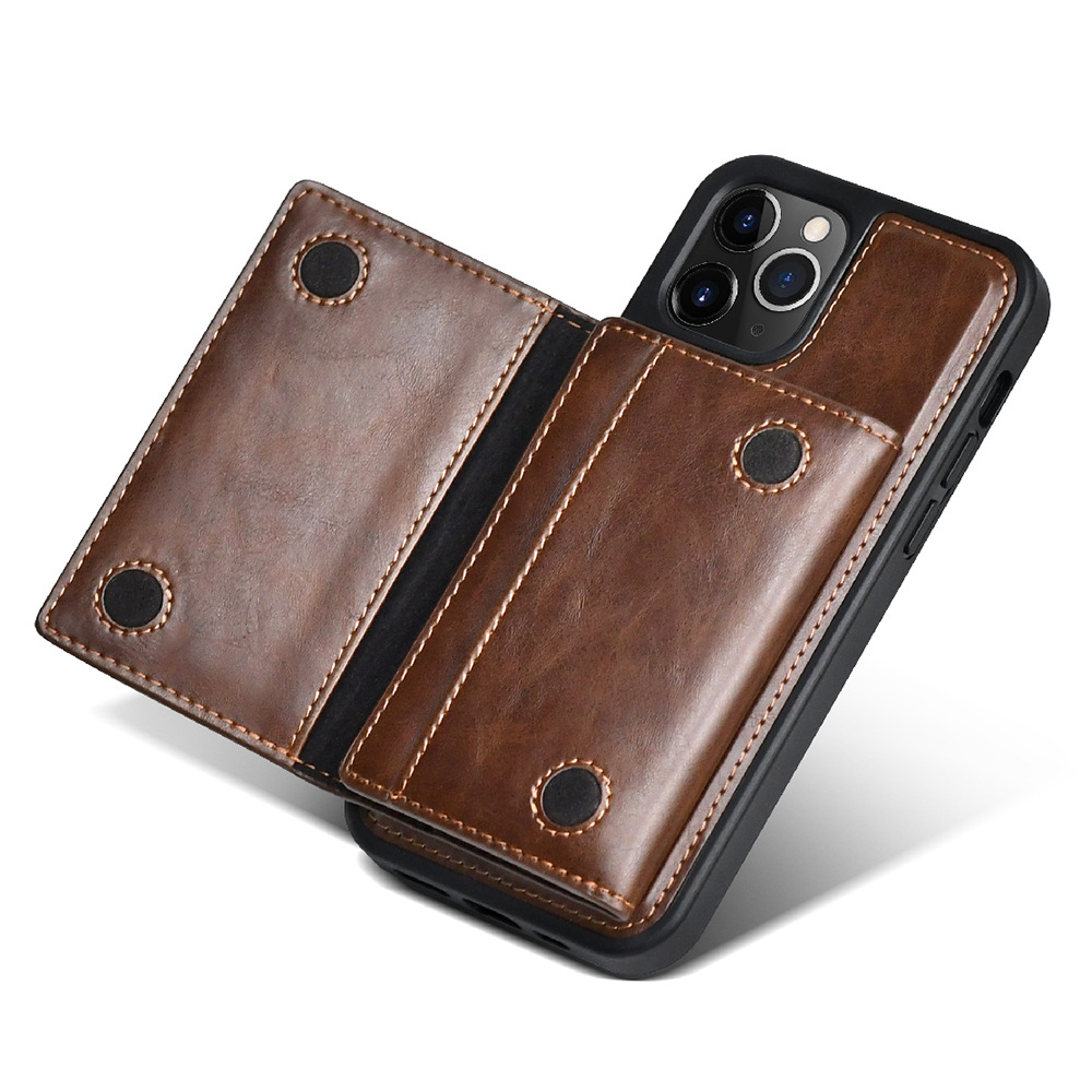 for Magsafe Flip Leather Cover for iPhone 16 Pro Max 15 Plus 14 13Pro 2 in 1 Detachable Magnetic Wallet Card Holder Phone Case - Image 25