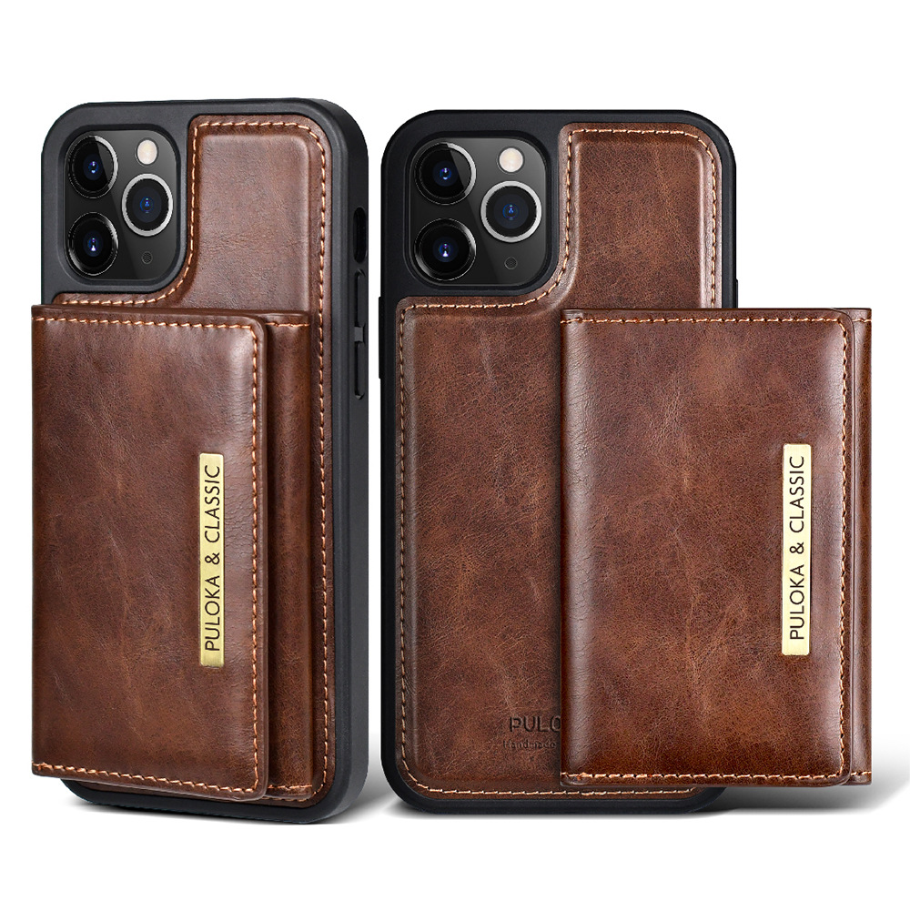 for Magsafe Flip Leather Cover for iPhone 16 Pro Max 15 Plus 14 13Pro 2 in 1 Detachable Magnetic Wallet Card Holder Phone Case - Image 7