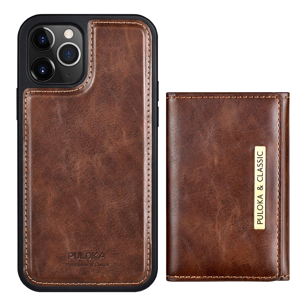 for Magsafe Flip Leather Cover for iPhone 16 Pro Max 15 Plus 14 13Pro 2 in 1 Detachable Magnetic Wallet Card Holder Phone Case - Image 6