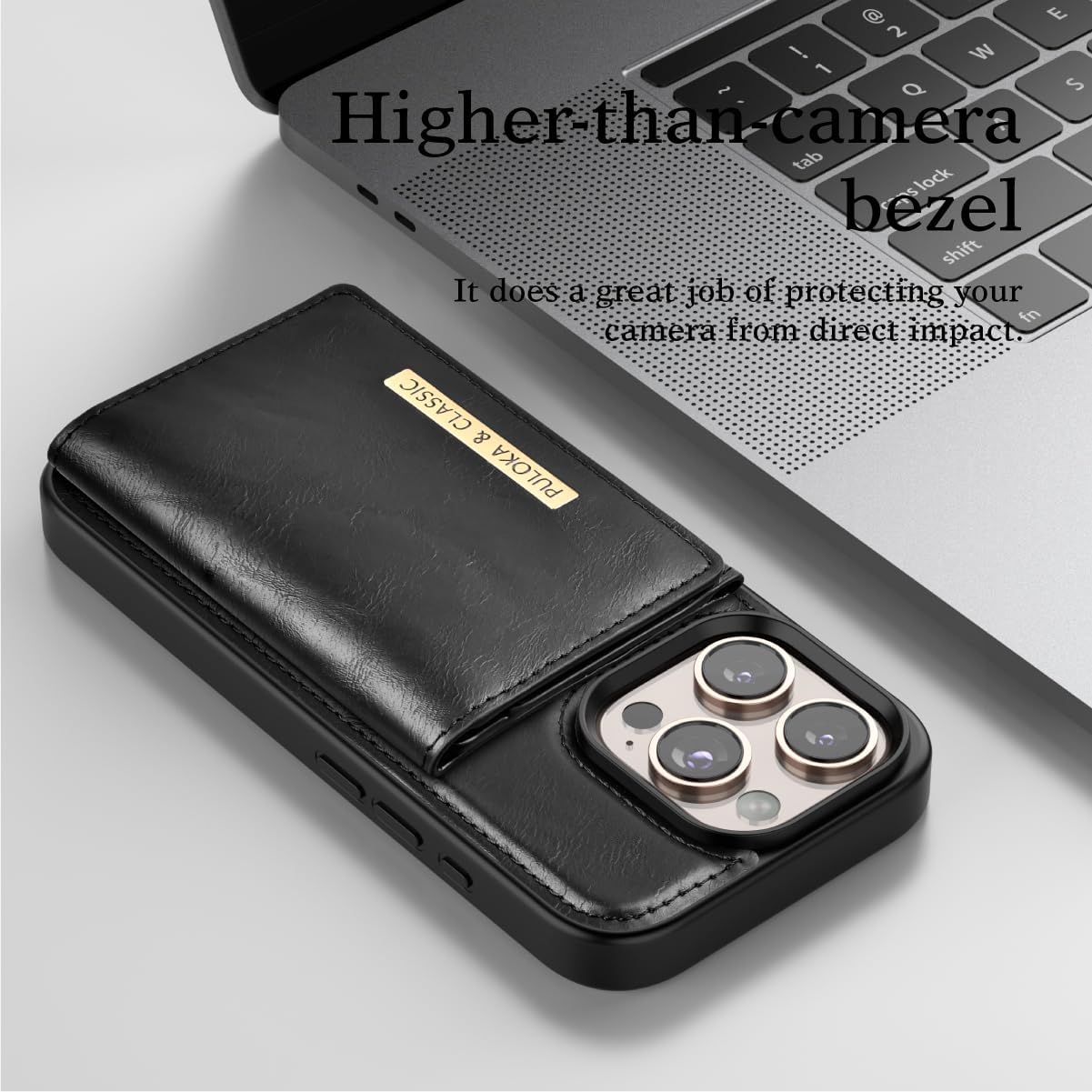 for Magsafe Flip Leather Cover for iPhone 16 Pro Max 15 Plus 14 13Pro 2 in 1 Detachable Magnetic Wallet Card Holder Phone Case - Image 2