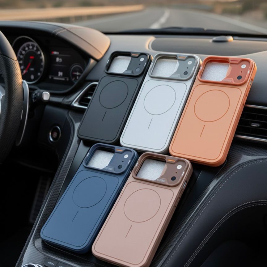 Premium Magnetic Camera Shield MagSafe iPhone Case - Image 2