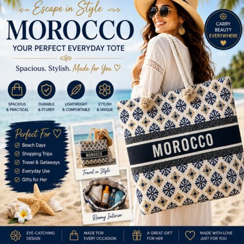 ✨ Le Sac d’Été Parfait ✨  Stylieux, spacieux et conçu pour toutes vos aventures ! Que ce soit pour la plage, le shopping, les voyages ou les sorties ensoleillées, ce sac est votre compagnon idéal au quotidien.