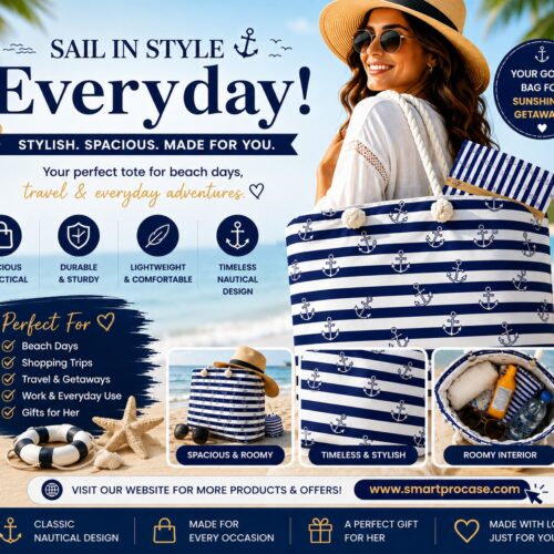 ✨ Le Sac d’Été Parfait ✨  Stylieux, spacieux et conçu pour toutes vos aventures ! Que ce soit pour la plage, le shopping, les voyages ou les sorties ensoleillées, ce sac est votre compagnon idéal au quotidien.