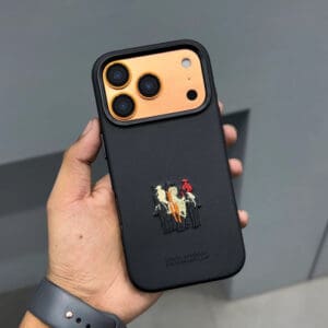 Leather case for iPhone 17 Pro Max with Santa Barbara design and Magsafe.