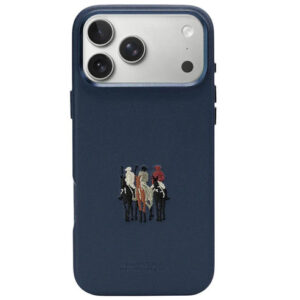 Leather case for iPhone 17 Pro Max with Santa Barbara design and Magsafe.