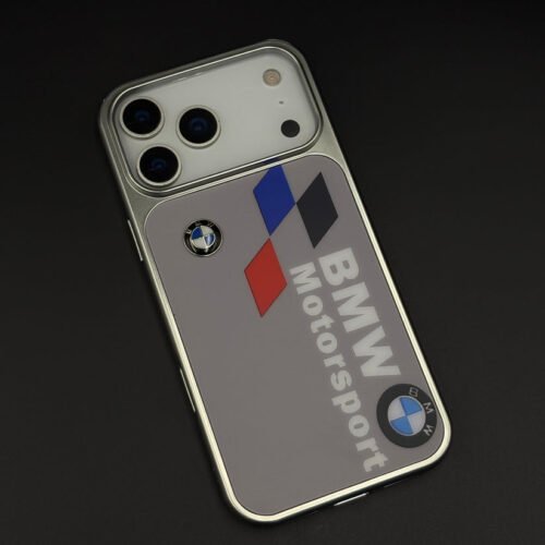 Motorsport Metal Style Frame Hard Case Cover for iPhone 17 18 13 14 15 16pro Max Series Magsafe