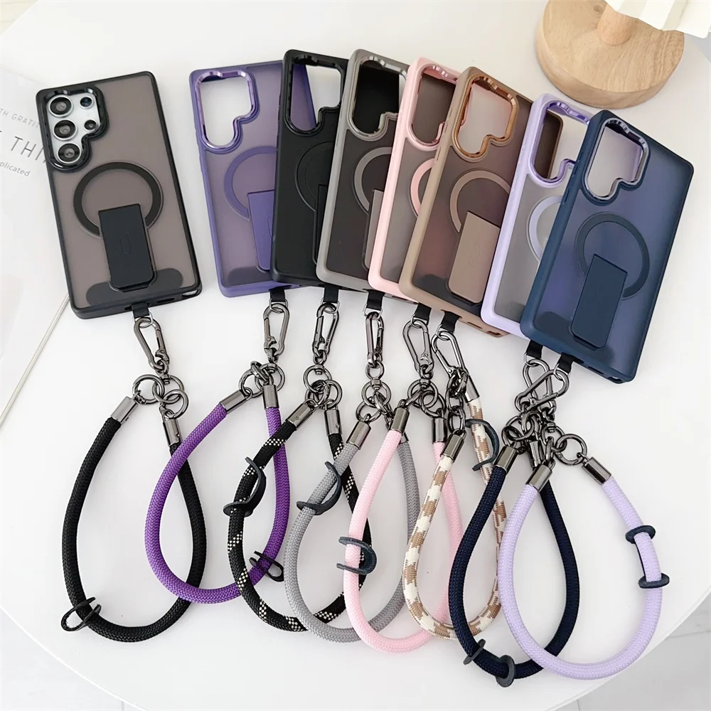 Coque MagSafe avec Dragonne – Samsung Galaxy S25 - Image 9