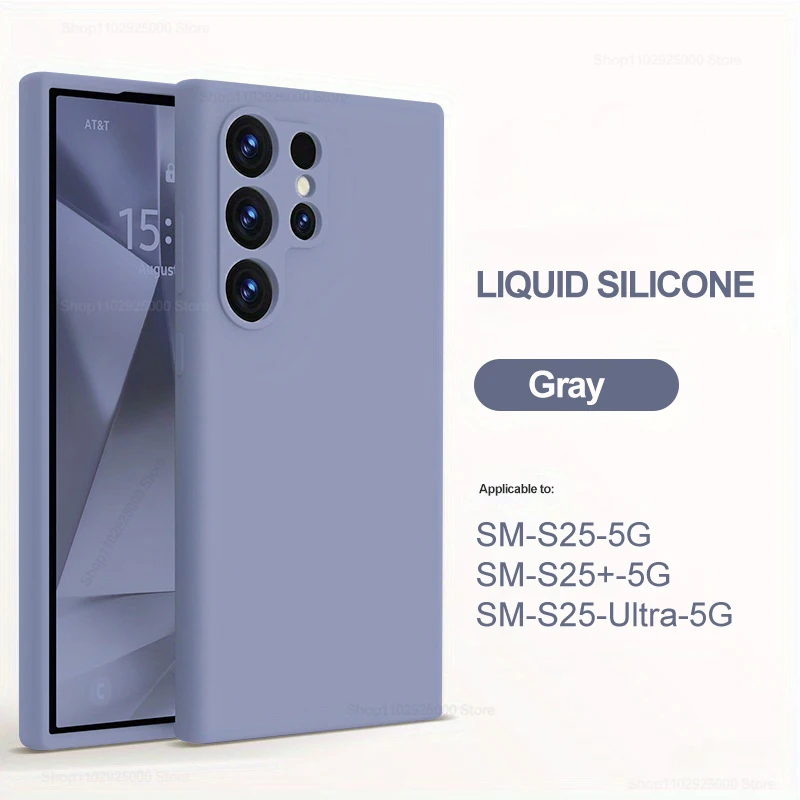 Coque Silicone Liquide Intérieur Microfibre – Samsung Galaxy S25 - Image 8