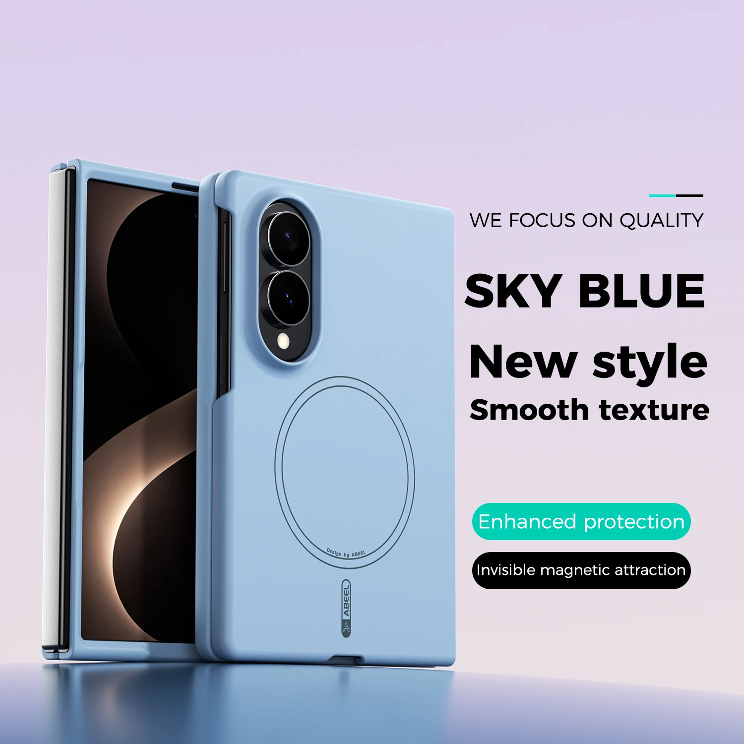 Coque Silicone Liquide MagSafe – Samsung Galaxy Z Fold8 - Image 4