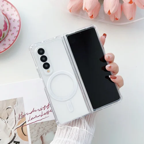 Coque Transparente MagSafe Charge Sans Fil – Samsung Galaxy Z Fold7