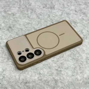 Coque Magnétique Fenêtre Caméra en Verre – Samsung Galaxy S26+