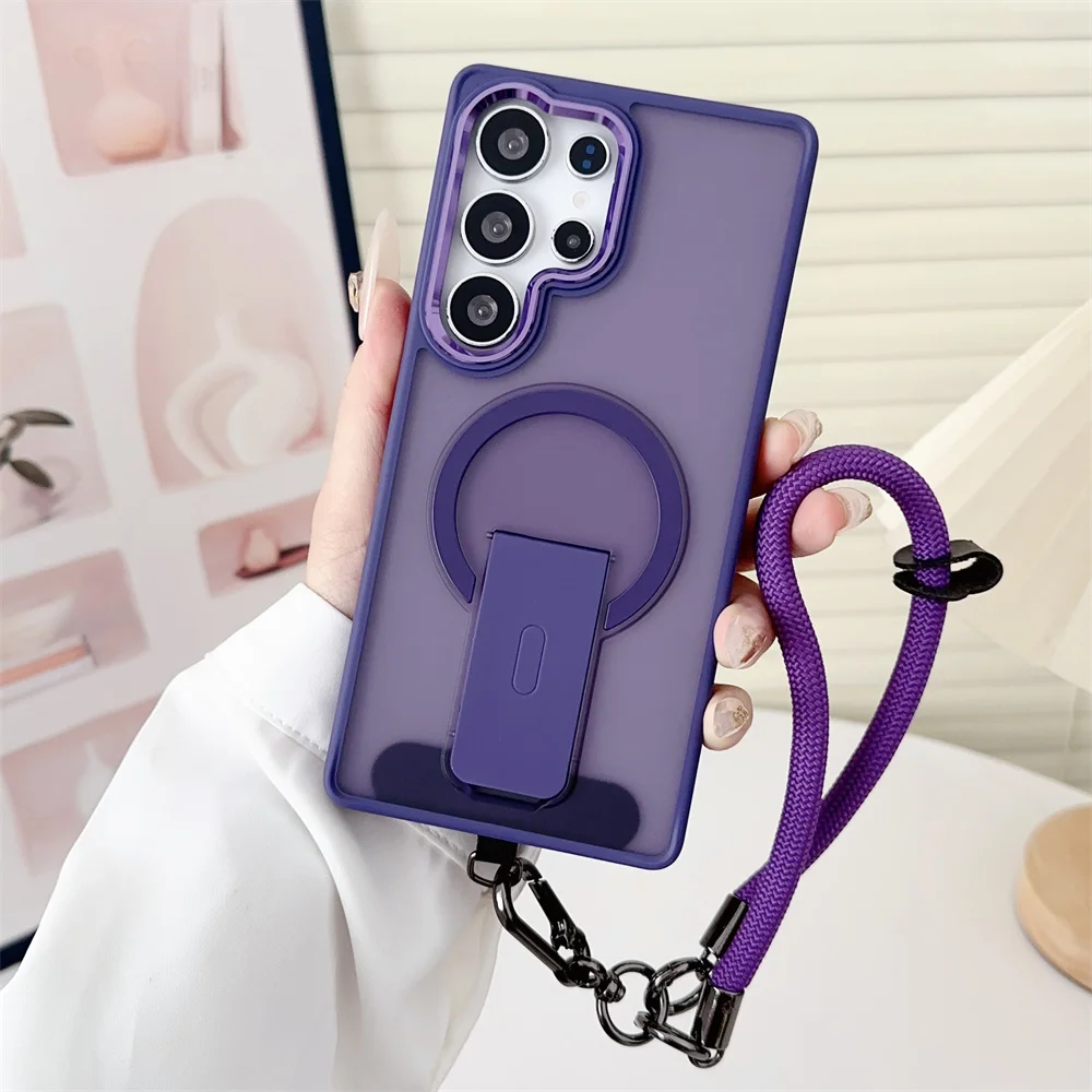 Coque MagSafe avec Dragonne – Samsung Galaxy S25 - Image 5