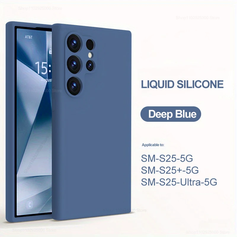 Coque Silicone Liquide Intérieur Microfibre – Samsung Galaxy S25 - Image 5
