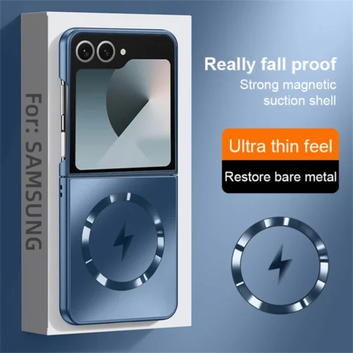 Coque MagSafe Titane Givrée – Samsung Galaxy Z Flip7