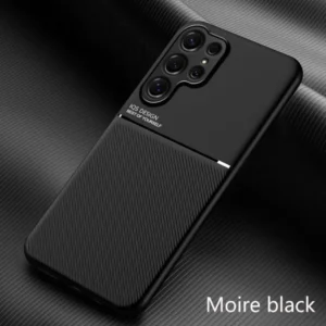 Coque Texture Cuir Magnétique – Samsung Galaxy S26 Ultra
