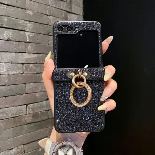 Coque Strass Diamant avec Anneau – Samsung Galaxy Z Flip8