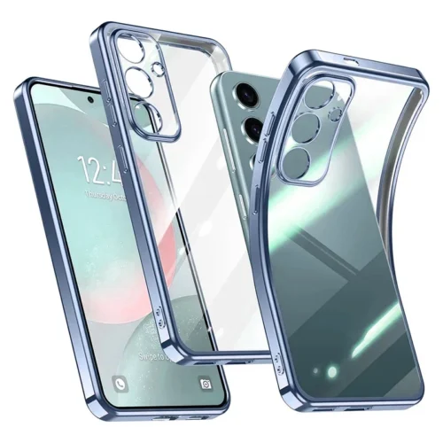 Coque Silicone Bords Métallisés – Samsung Galaxy S26