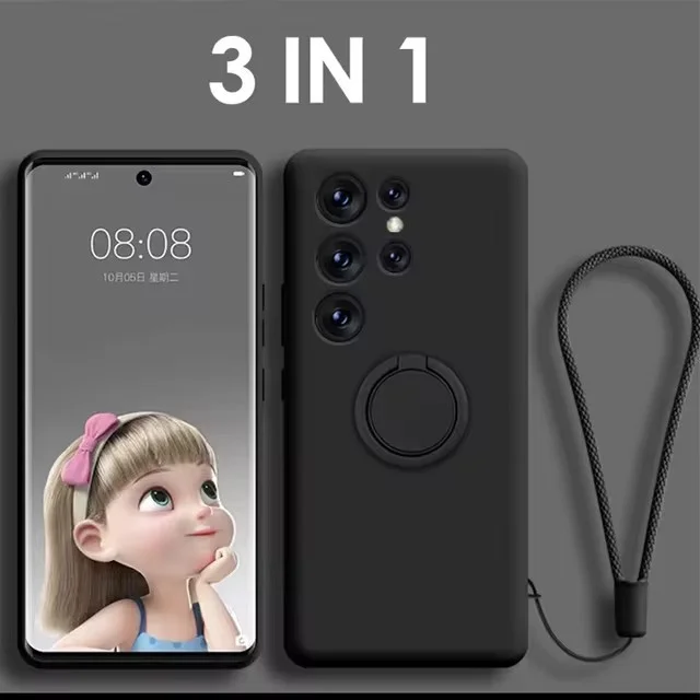 Coque Silicone Liquide avec Anneau Magnétique – Samsung Galaxy S26+ - Image 2
