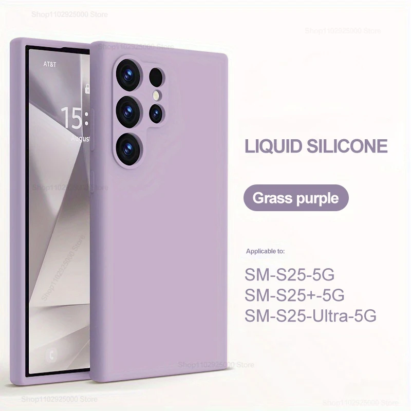 Coque Silicone Liquide Intérieur Microfibre – Samsung Galaxy S25 - Image 2
