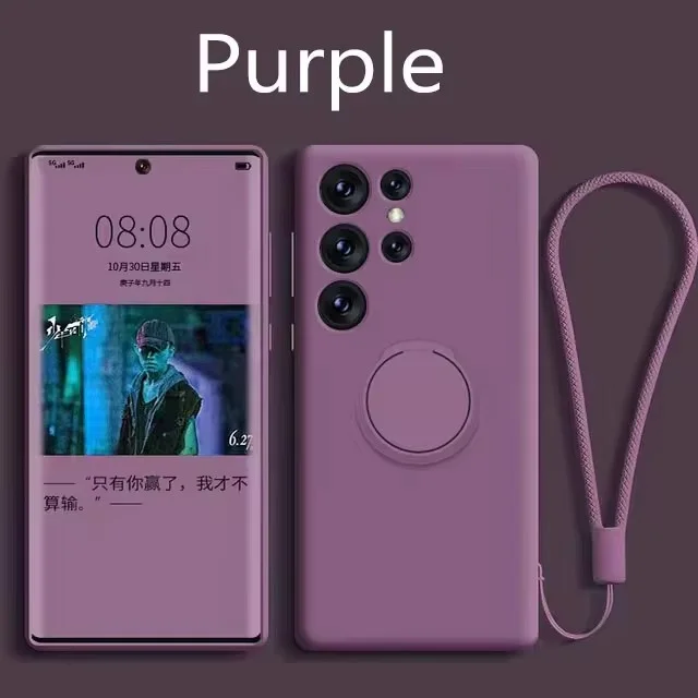 Coque Silicone Liquide avec Anneau Magnétique – Samsung Galaxy S26+ - Image 4